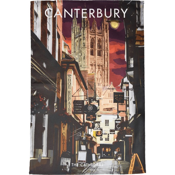 Canterbury tea towel