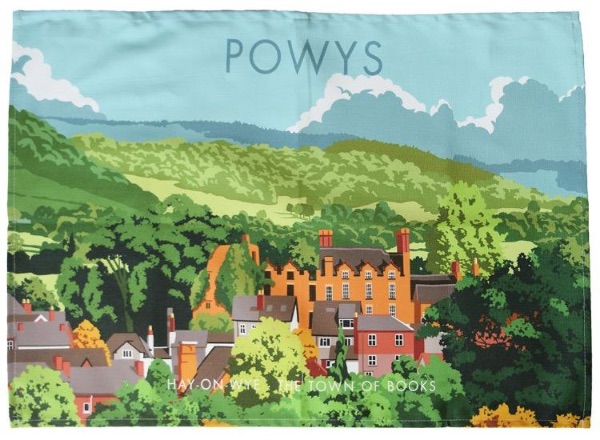 Hay-on-Wye tea towel