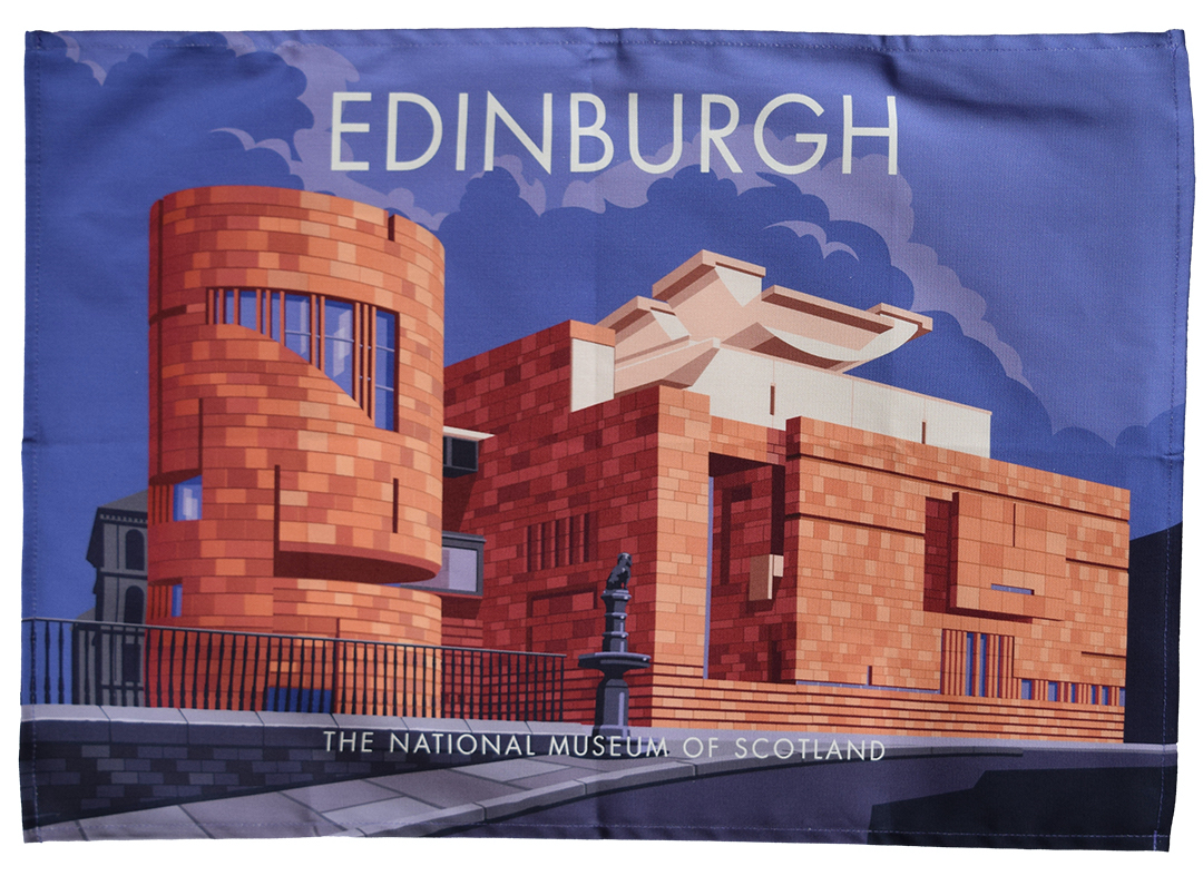 National Museum of Scotland tea towel