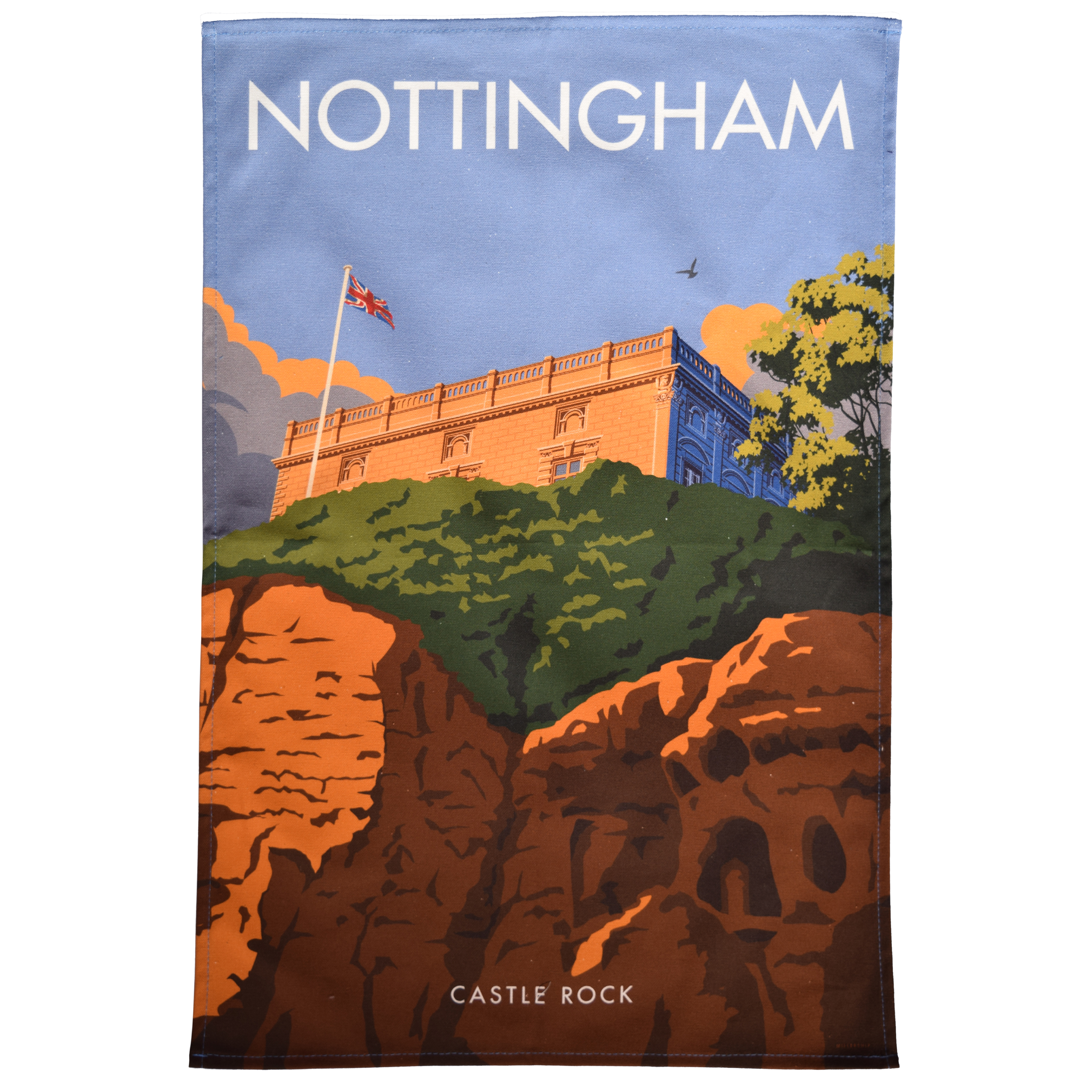 Nottingham tea towel