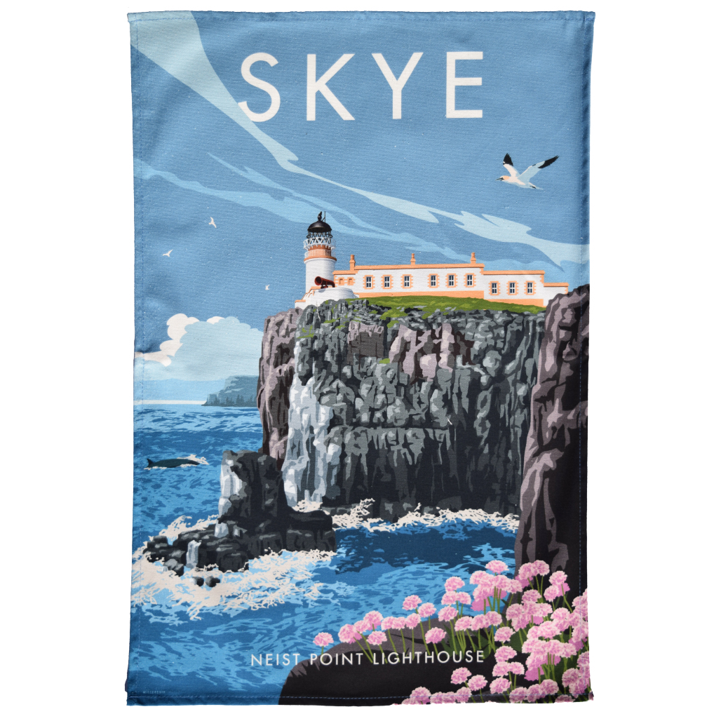 Neist Point Lighthouse tea towel