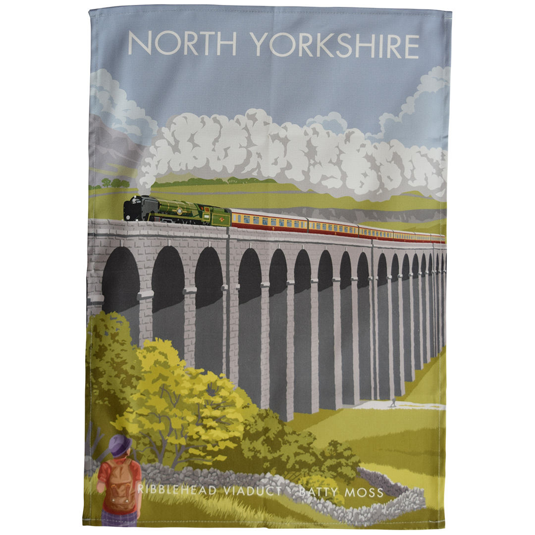 Ribblehead Viaduct tea towel